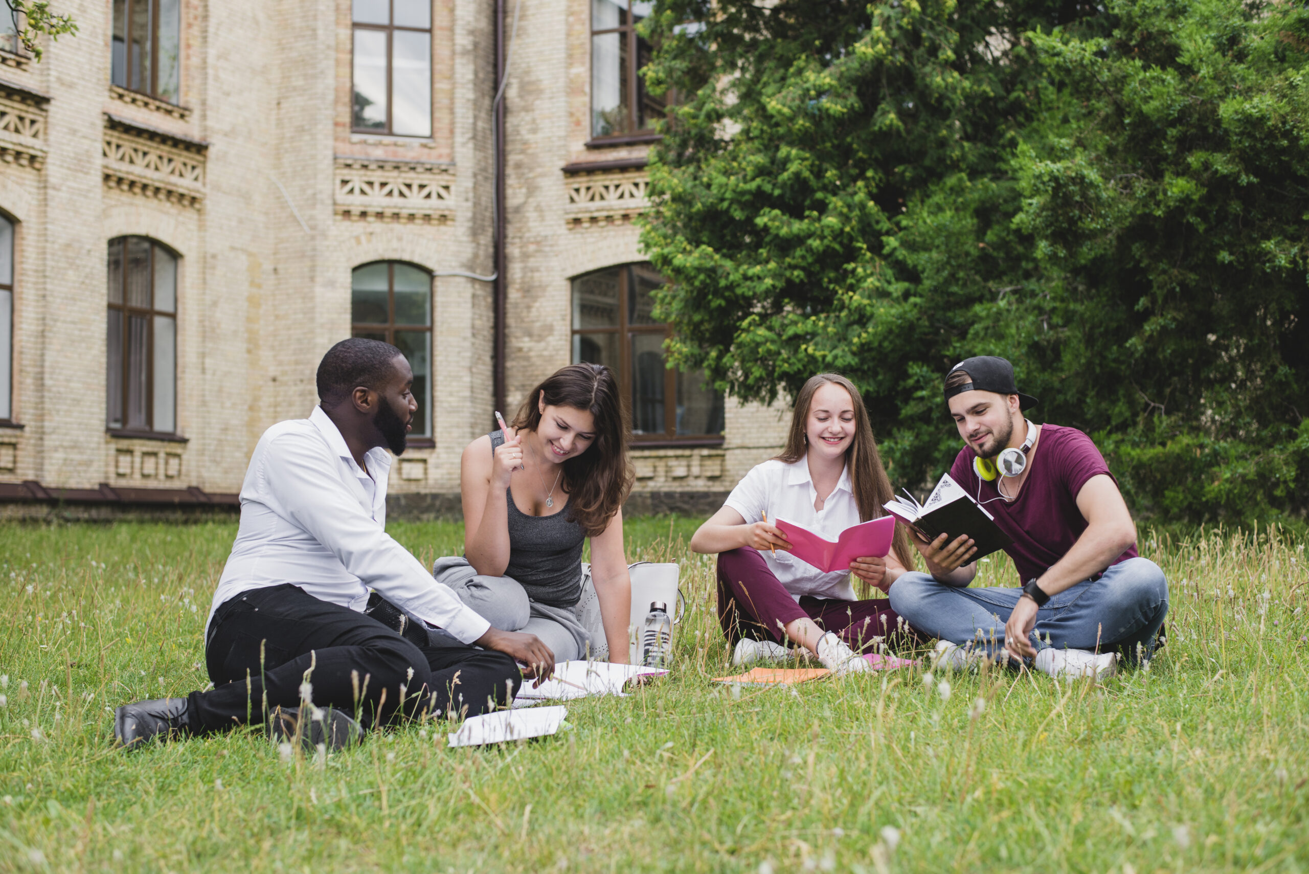 friends-learning-grass